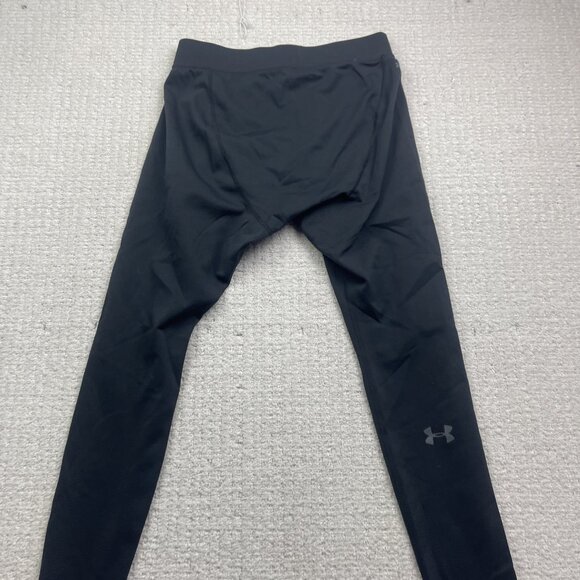 Under Armour 2.0 Base Layer Fitted Pants ColdGear Tights Thermal Mens Sz L Black - Picture 8 of 10